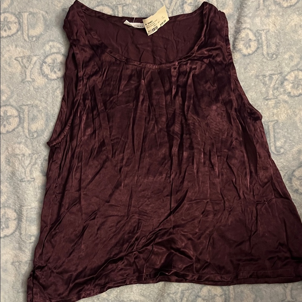 bryn Walker Deep Purple Tank Top